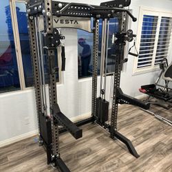 Vesta Fitness PRO SERIES 2-1 Ultimate Half Rack Functional Trainer/Gym Equipment/ Home Gym/ Fitness/ FREE DELIVERY 🚚