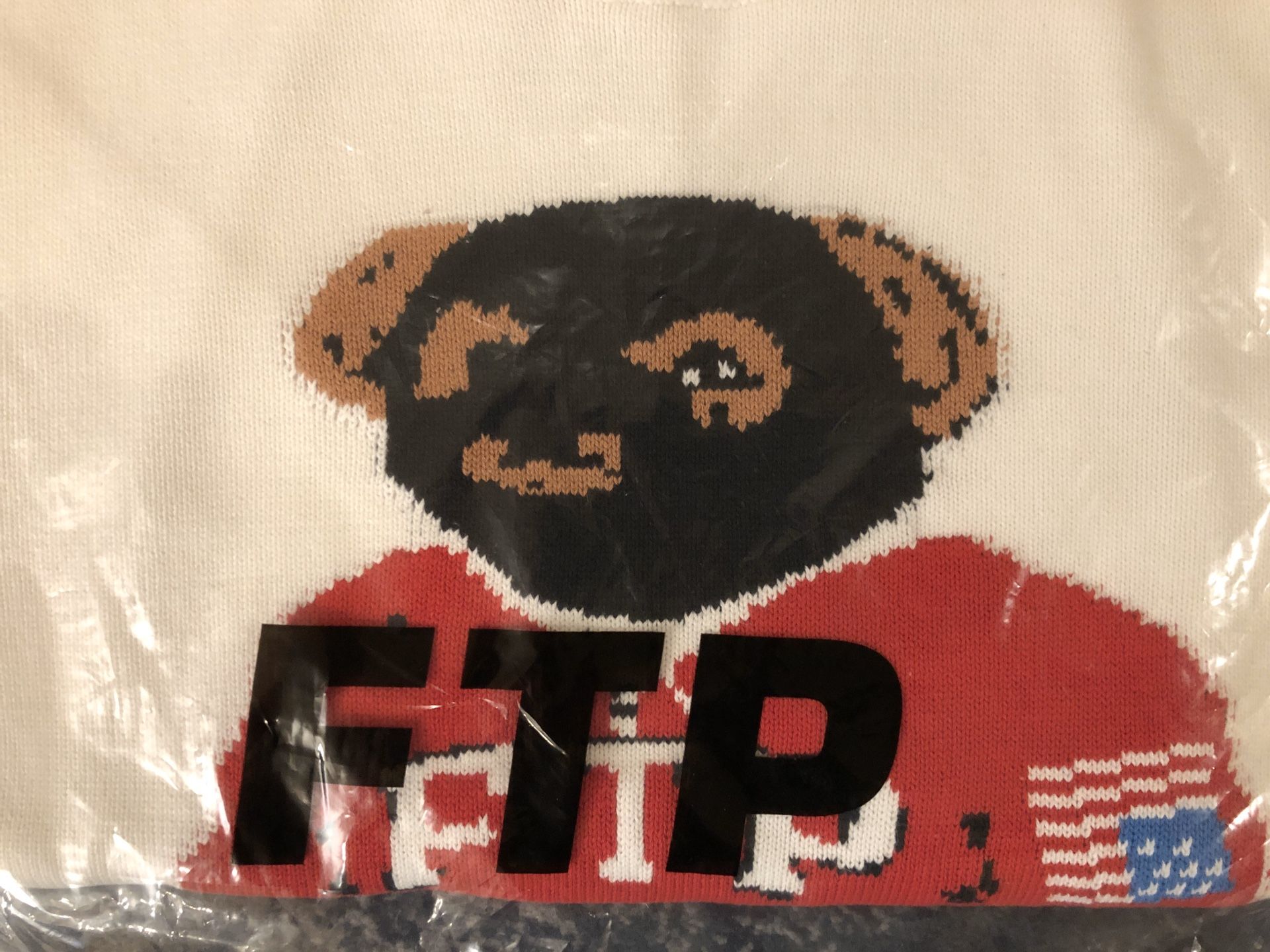 FTP Bear Knit Sweater White Small for Sale in Kirkland, WA - OfferUp