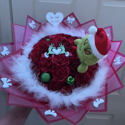 Grinch bouquet