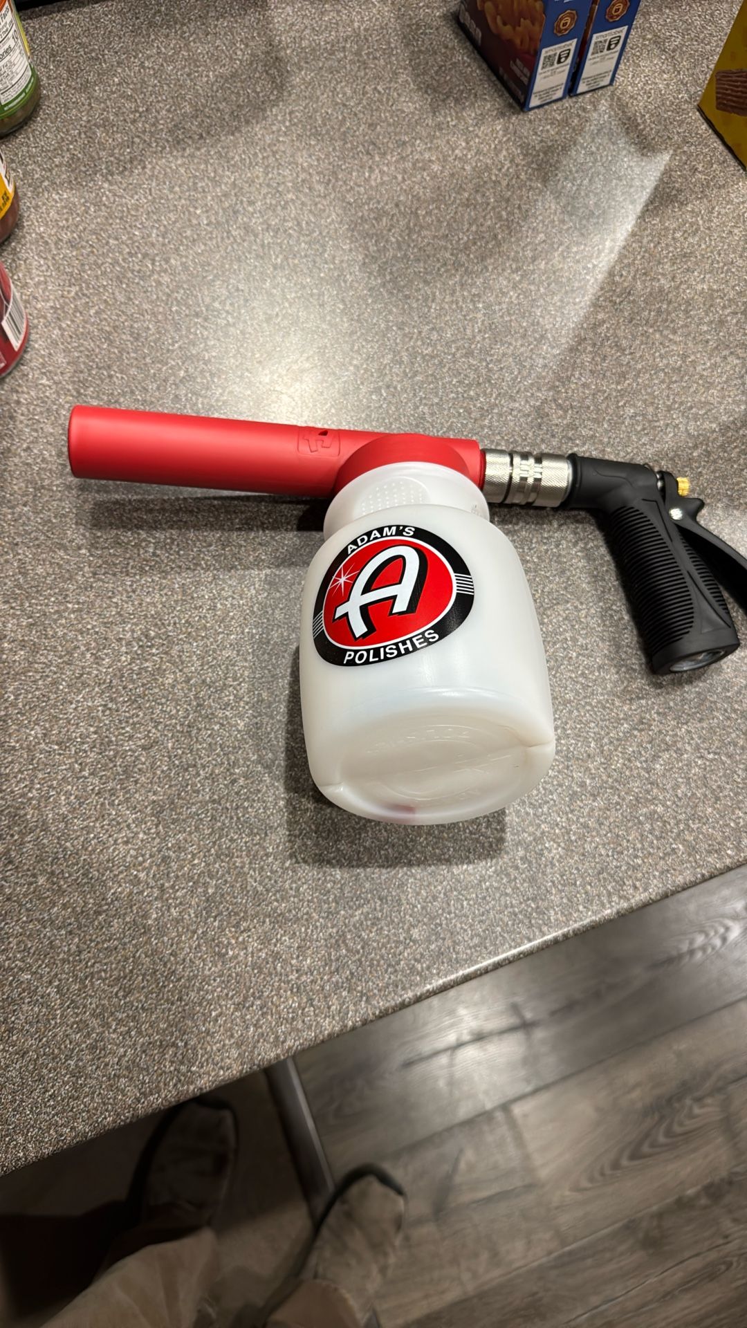 Adam’s foaming gun