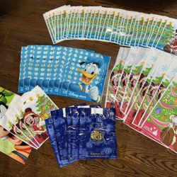 Disney Store & Disneyland Bags Lot – 61 Bags – 50th Anniversary 