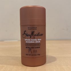 Shea Moisture aluminum-free Whole Body invisible solid deodorant 2.6 oz