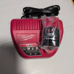 Milwaukee M12 2ah  Battery And Charger