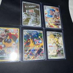 5 illustration pokemon cards