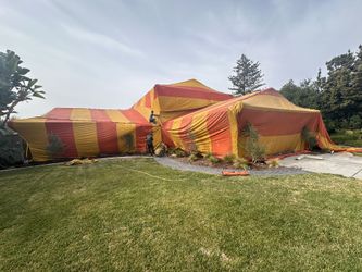 Red Tent Fumigation Tent