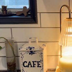 Antique Portuguese Cafe Canister 