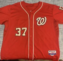 Washington Nationals Stephen Strasburg (37) button-down Majestic jersey - XL