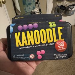 New Kanoodle Puzzle