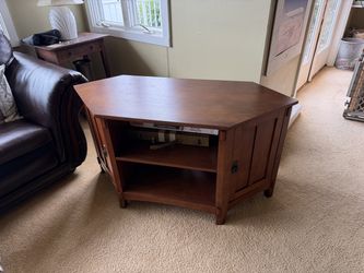 Wood Entertainment Console