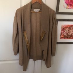 Like New Cashmere Brochu Walker Beige Cardigan Women’s Medium