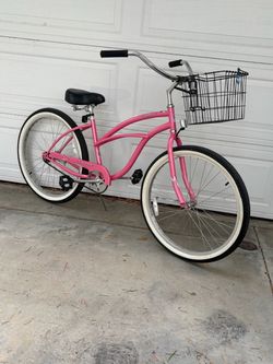 Beautiful Pink Firmstrong Urban 26” Wheels Beach Cruiser Bike