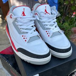 Retro Jordan 3’s Fire Red