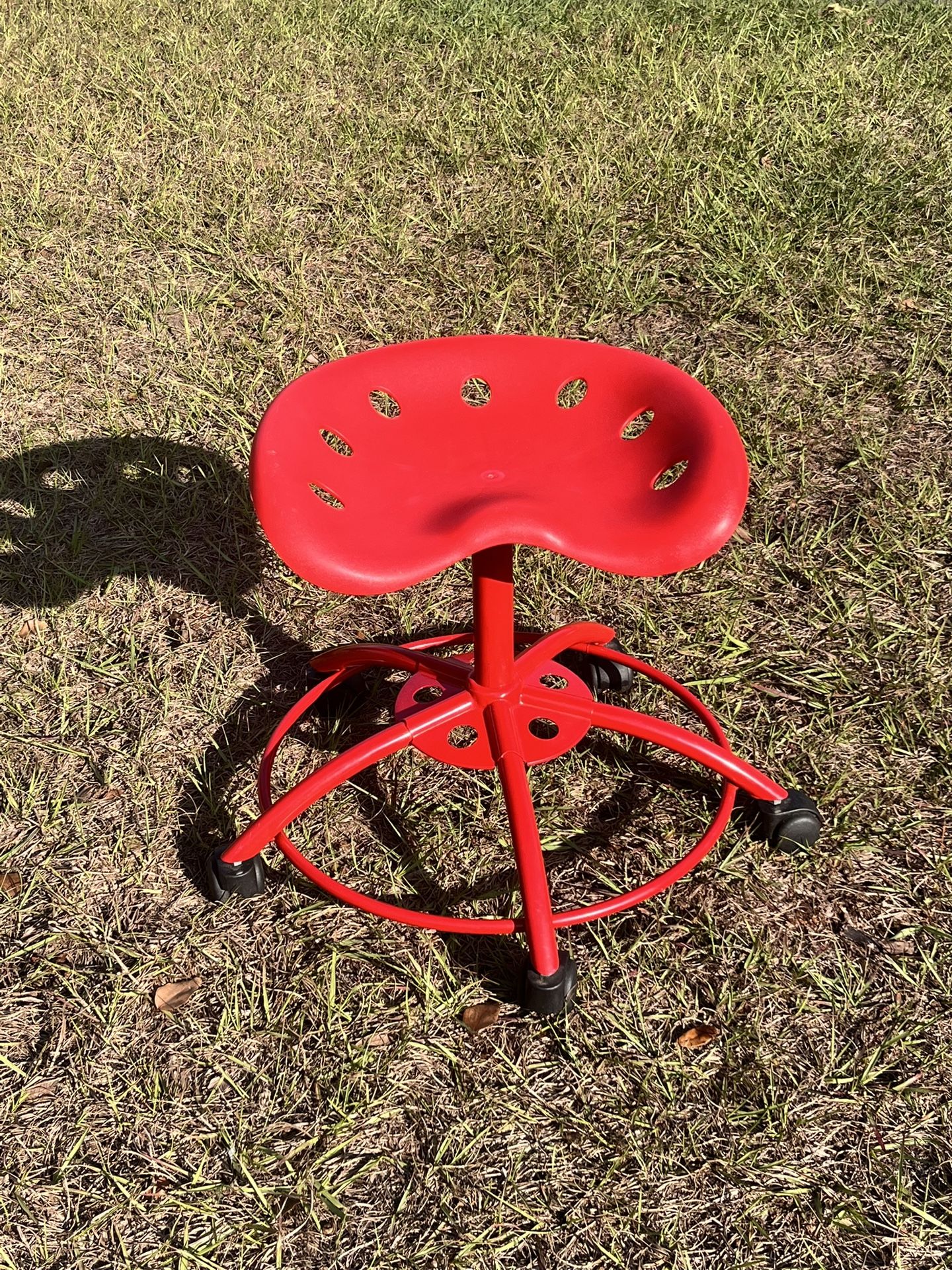 Vintage ikea Saddle Tractor Stool