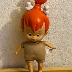 Vintage 1995 Pebbles Doll From The Flinstones By Applause