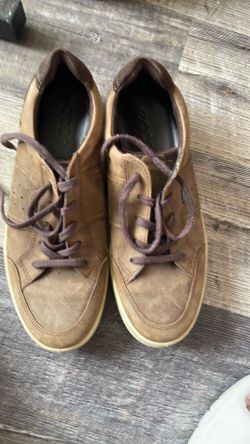 Men’s suede leather shoes by Ecco