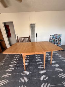 Modern Drop-Leaf Dining Table
