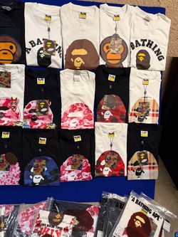 A Bathing Ape BAPE Graphic T-Shirts Lot $3x100
