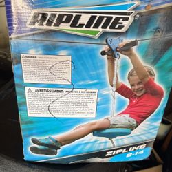 Ripline Zip Line Kids 8-14 New In Box