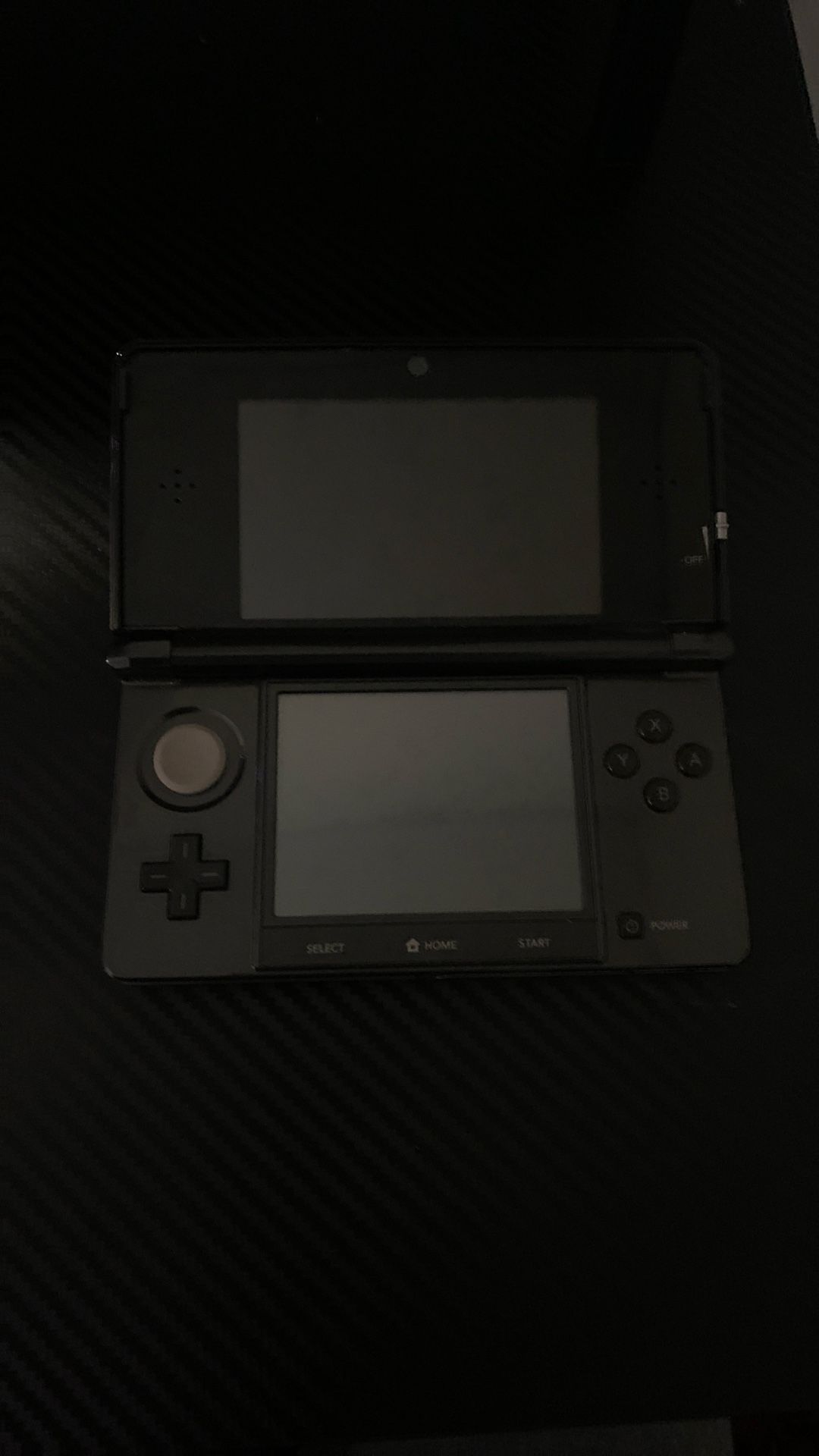 Black Nintendo 3DS With game