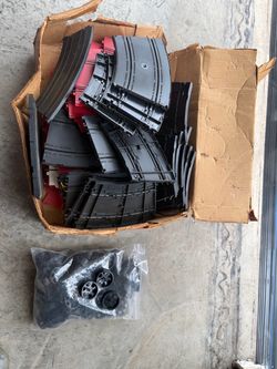 Box of antique tracks