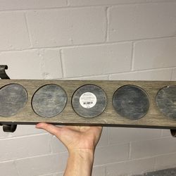 Wooden candle holder 