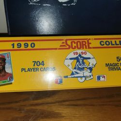 1990 Score Baseball Set Includes Frank Thomas Rookie Card Rare Bo Jackson Also