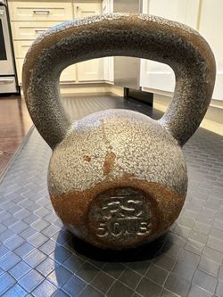 50 lb Heavy Kettlebell – Thick Handle / Grip Training – $50