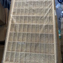 Brand new wood, 80 compartment, wall mountable, hot wheels toy car organizer display with