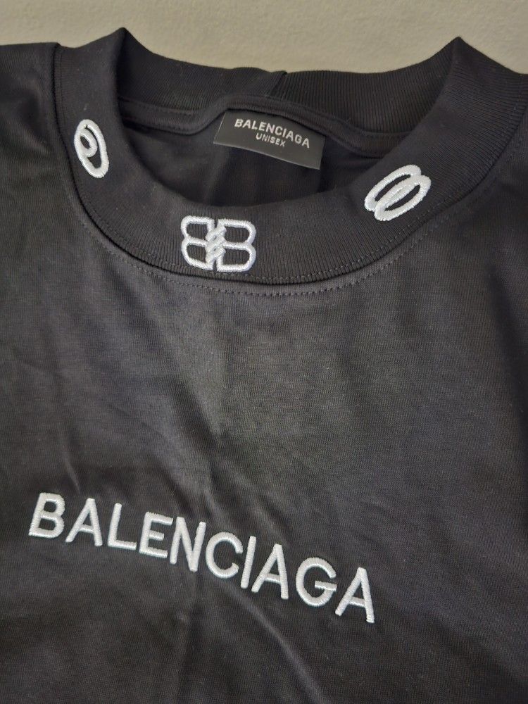 Balenciaga Mock Neck T Shirt