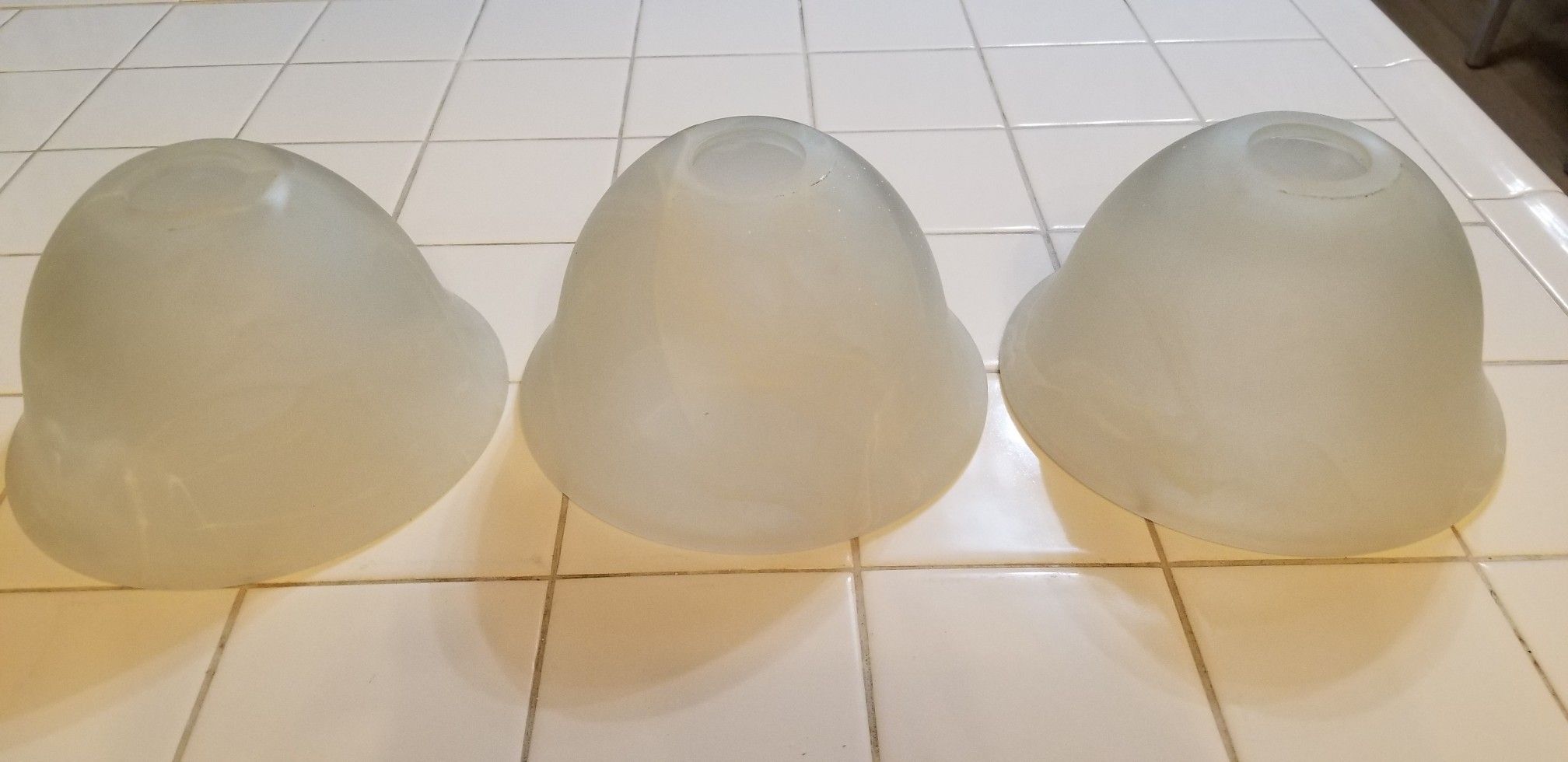 Chandelier/ Vanity lamp glass shades