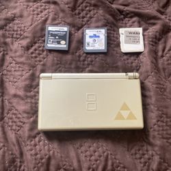 Golden Nintendo DS Lite - Classic Retro Games 