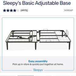 Twin Bed Base Adjustable Top