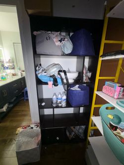 Black book shelf