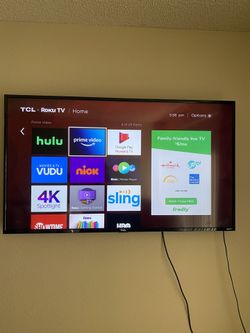 55 in TV TCL Roku TV