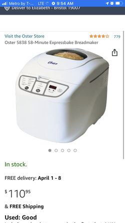 New And Used Bread Maker For Sale In Camden Nj Offerup
