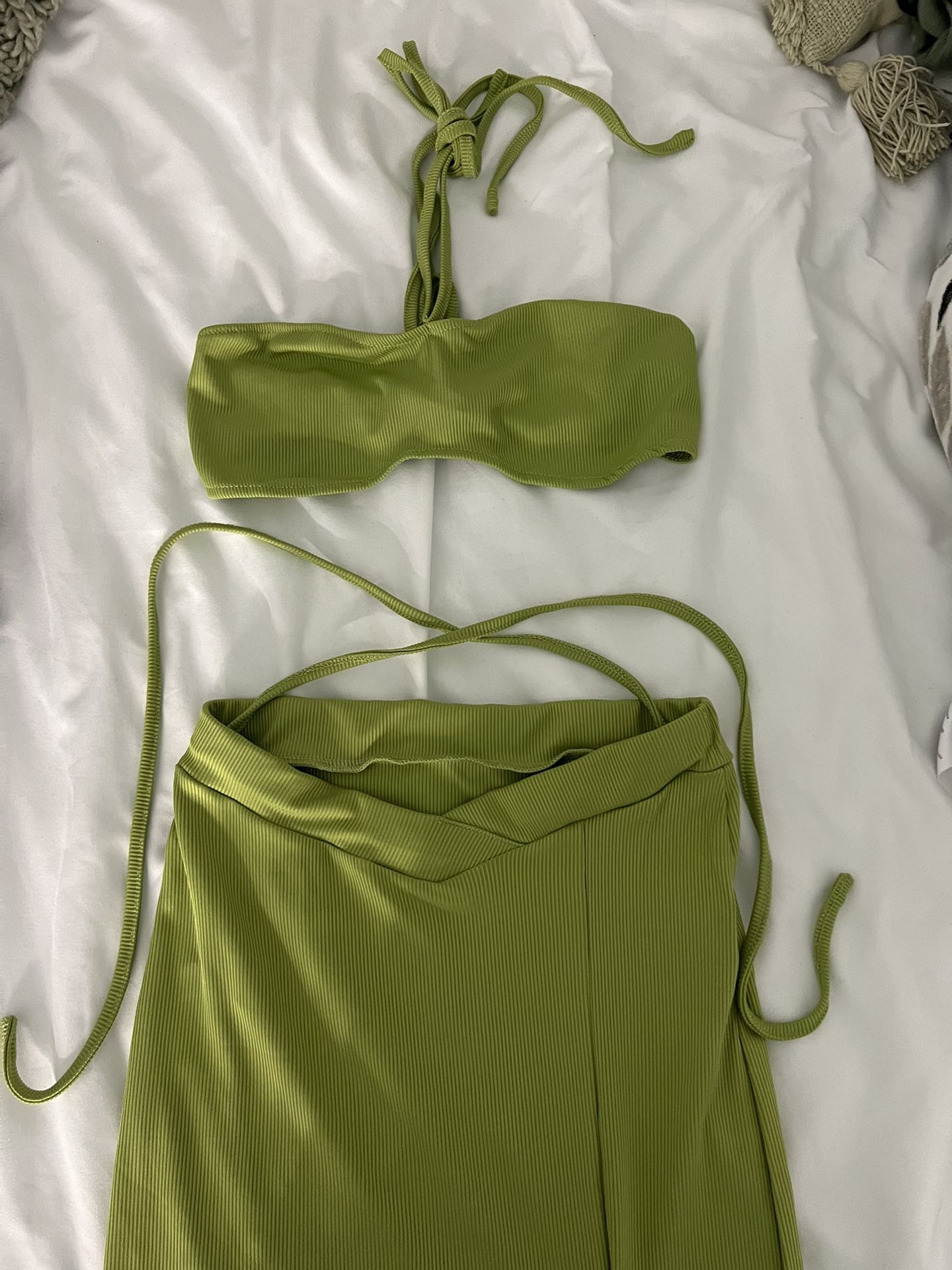 Shein Green Two Piece Set