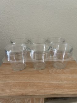 Pack Of Glasses with Plastic Lid For $1