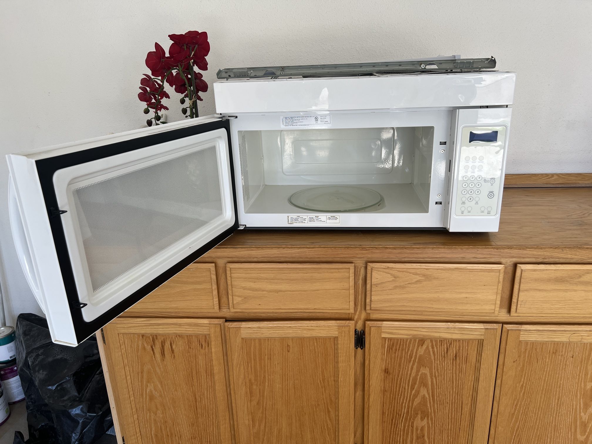 White Microwave