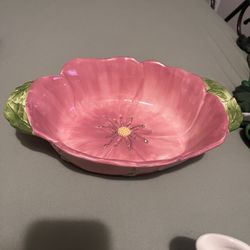 Gravy Dish And Flower Bowl 