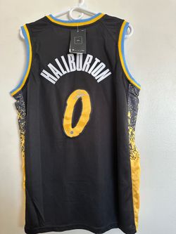 TYRESE HALIBURTON SIGNED INDIANA PACERS AUTOGRAPHED NIKE JERSEY wCOA  Large  7-2