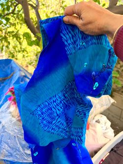 Beautiful Georgette with beautiful work
