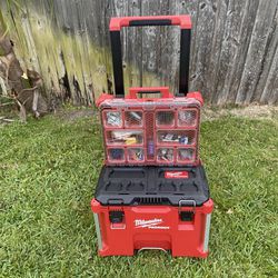 Milwaukee Packout Rolling Tool Box Plus 11 Compartment Storage