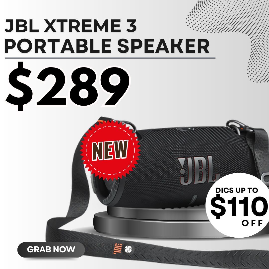 🔊 JBL XTREME 3 Parlante Portátil (Nuevo) – $319 o $1 de Entrada | Ahorra $110 + Garantía 🔥