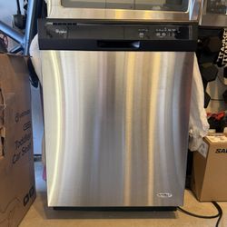 Whirlpool Stainless Steel Dishwasher with Soil Sensor (2016) - Works Great
