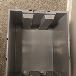 Quantum Storage snt195 Nest Totes Heavy Duty Part Organizer Bins - 19-1/2" x 15-1/2" x 13" - 6 Pack