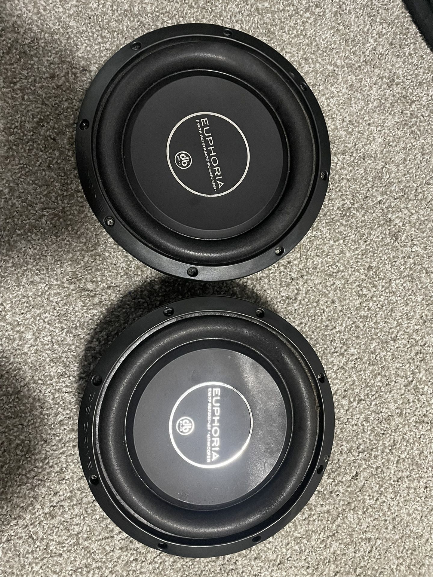 Set Of 2 10” Euphoria Reference Subwoofers