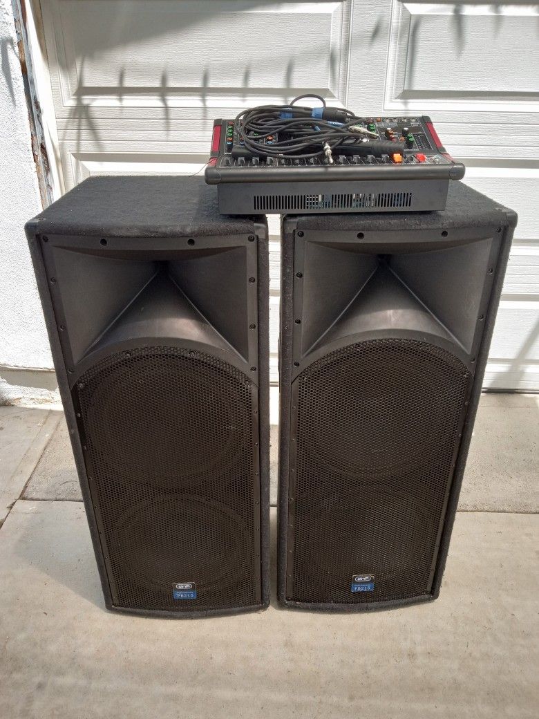 Karaoke/Party System With Bluetooth Mixer 