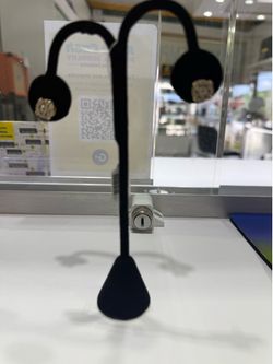 14k stone earrings