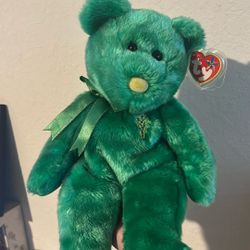 TY Beanie Buddies Wattlie the Green Bear