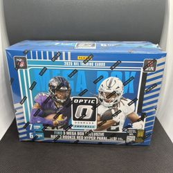 2025 Panini Donruss Optic Football Hobby Mega Box – Factory Sealed